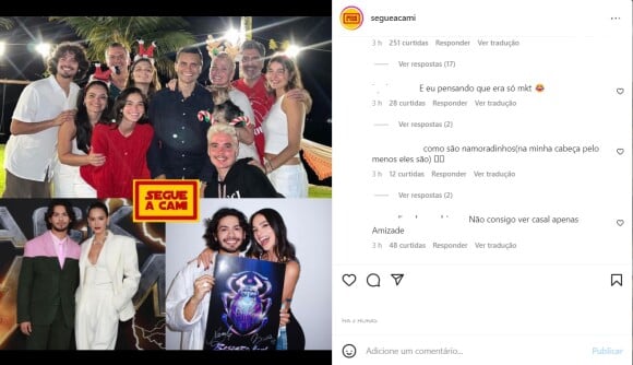 Foto de Bruna e Xolo juntos no Natal repercutiu nas redes sociais