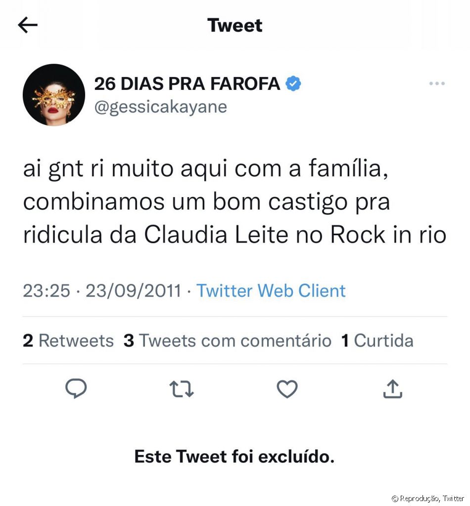 Claudia Leitte foi alvo de diversas cr&iacute;ticas de Gkay em 2011