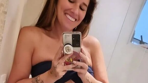 Mariana Belém posa de biquíni ao perder 10kg em menos de 2 meses e mãe, Fafá, dispara: 'Secou!'