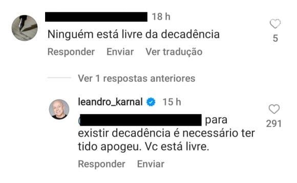 Leandro Karnal foi vítima de muitos comentários pejorativos