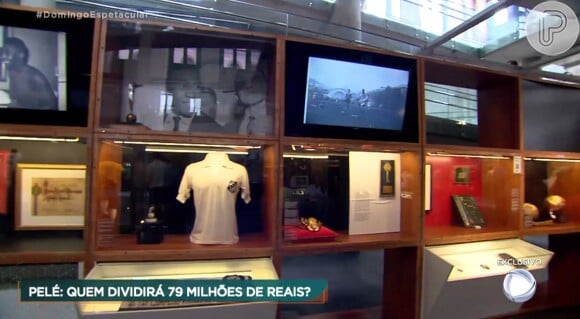 Pelé doou seu acervo de R$ 19 mil para o museu que leva o seu nome em Santos