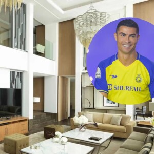 Cristiano Ronaldo se hospeda em hotel de luxo na Arábia Saudita
