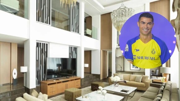 Cristiano Ronaldo está hospedado em suíte de luxo com preço de cair o queixo na Arábia. Fotos!