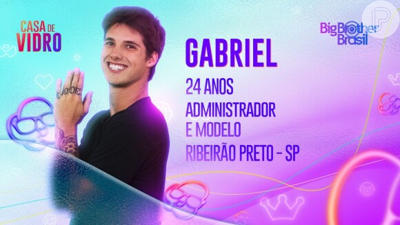 BBB 23: Gabriel é um administrador que faz trabalhos como modelo