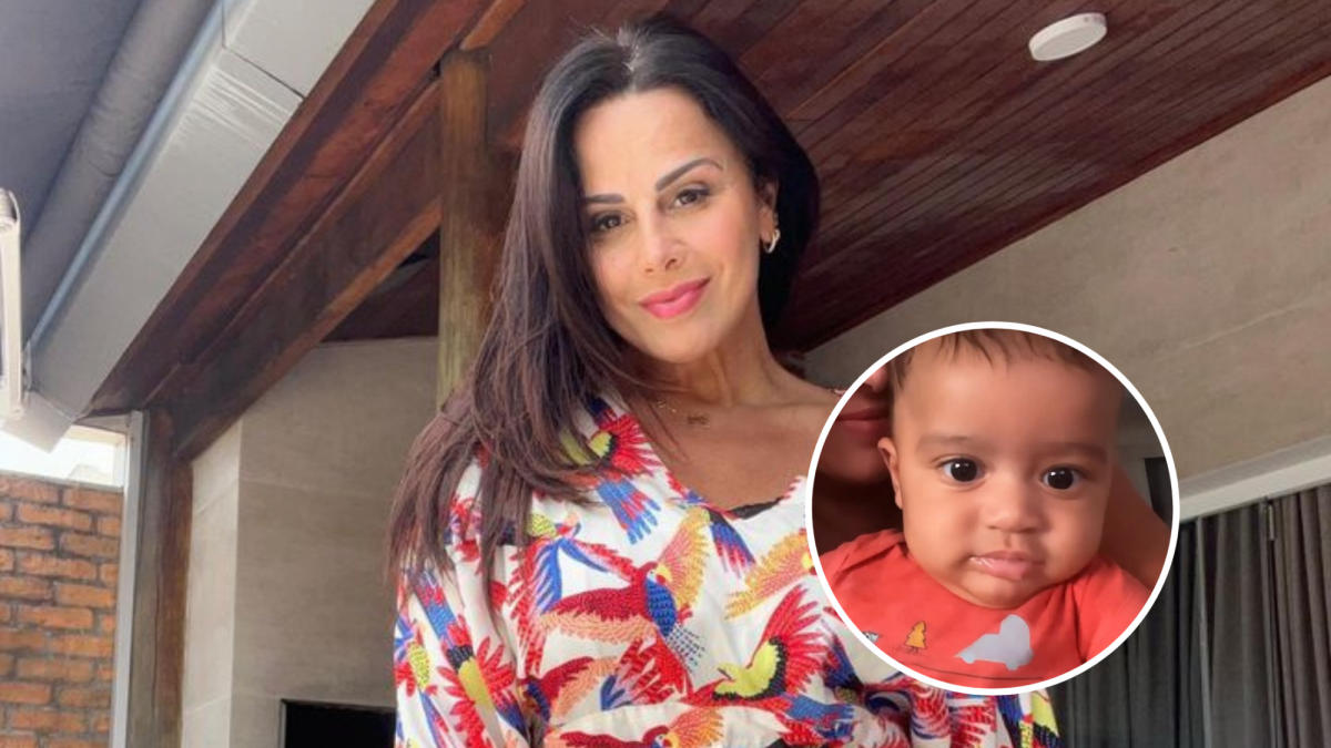 Mini influencer? Filho de Viviane Araújo pega celular da mãe e resultado é  um show de fofura - Purepeople