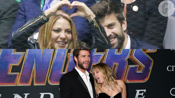 Shakira e Miley Cyrus: vídeo viraliza ao comparar Piqué e Liam Hemsworth e web detona. 'Livramento'