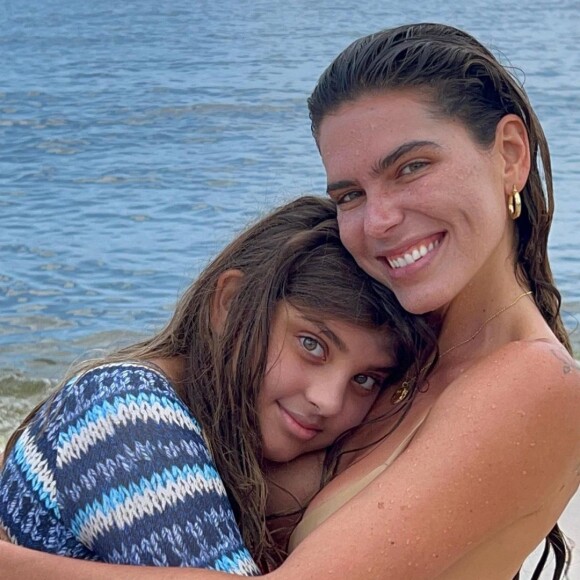 Mariana Goldfarb e Sofia, filha de Grazi Massafera e Cauã Reymond: foto encantou a web