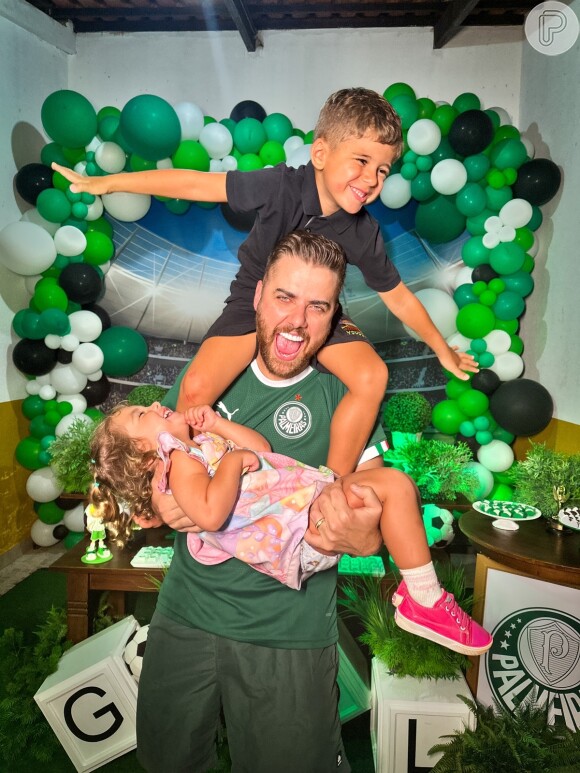 Zé Neto ganhou uma festa do Palmeiras, seu time de coração