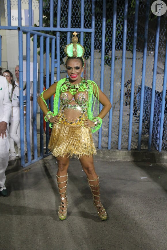 Carnaval 2023 teve Quitéria Chagas como destaque da Império Serrano