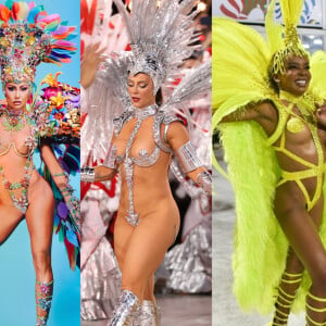 Carnaval 2023: Sabrina Sato, Paolla Oliveira e mais famosas roubam a cena na Sapucaí. Veja fotos das musas!