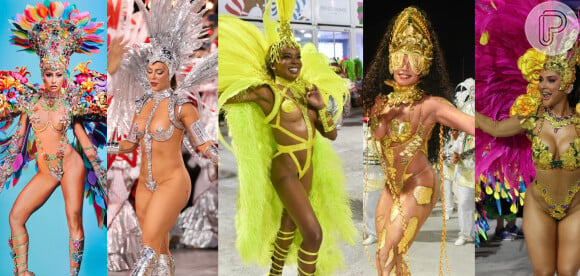 Carnaval 2023: Sabrina Sato, Paolla Oliveira e mais famosas roubam a cena na Sapucaí. Veja fotos das musas!