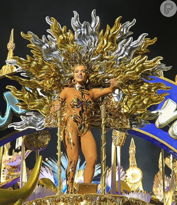 Carnaval 2023: Giovanna Lancellotti fez estreia como destaque da Beija-Flor