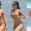 Mileide Mihaile dá 'ajeitadinha' em biquíni fio-dental em dia de praia com o novo namorado. Fotos!