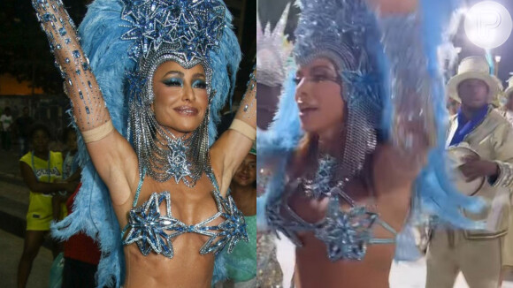 Anitta repetiu um look de Carnaval usado por Sabrina Sato