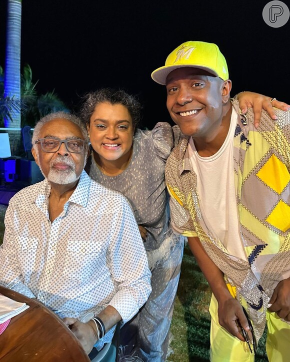 Gilberto Gil prestigiou o 'Carnaval do Amor' da filha, Preta Gil