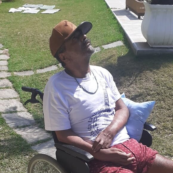 Arlindo Cruz sofreu um AVC hemorrágico em 2017 e ficou com sequelas da doença