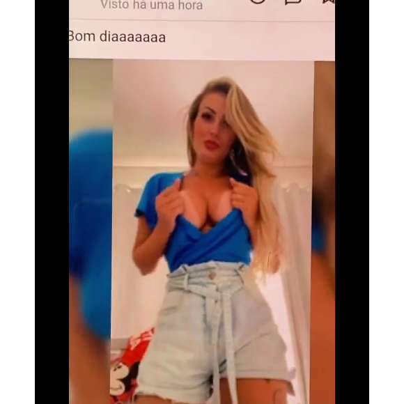 Andressa Urach teve um vídeo íntimo do OnlyFans exposto pelo ex-marido