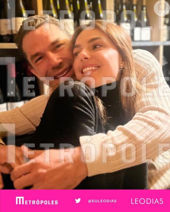 Primeira foto do casal Isis Valverde e Marcus Buaiz foi divulgada pelo colunista Leo Dias
