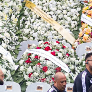 Pelé teve seu corpo velado no centro do estádio de Vila Belmiro, em São Paulo