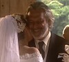 Luana (Patricia Pillar) e Bruno (Antonio Fagundes) se casam no fim da novela 'O Rei do Gado'