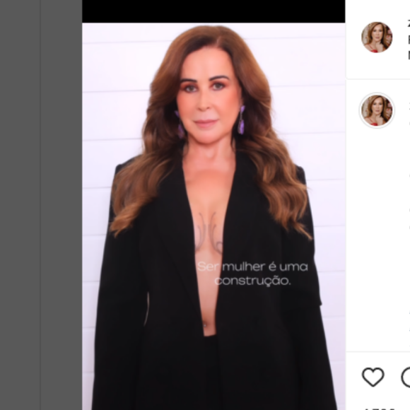 Zilu Godoi exibiu tatuagem nos seios em foto publicada na web