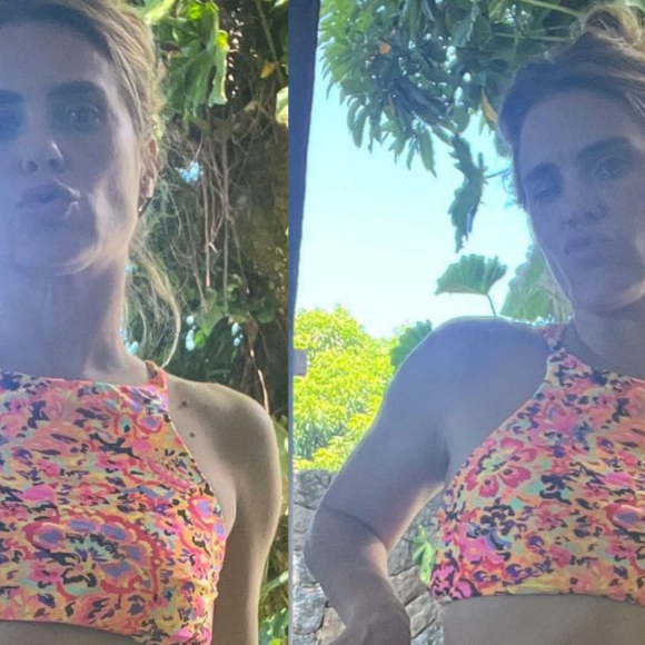 Carolina Dieckmann roubou a cena em seu perfil do Instagram, na manhã desta sexta-feira (17)