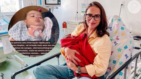 Letícia Cazarré desabafa sobre nova internação da filha