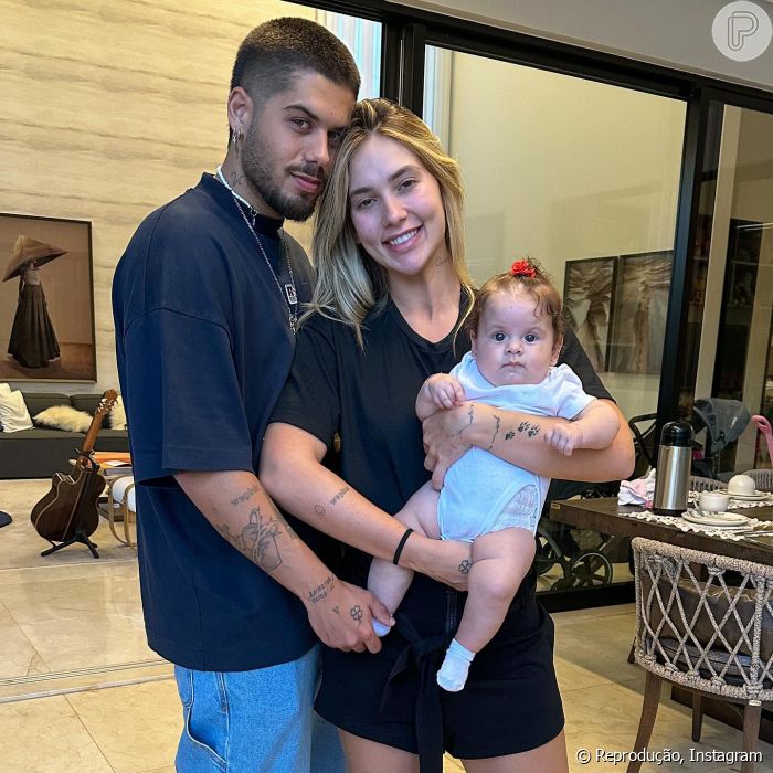 Maria Flor tem apenas 4 meses de vida - Purepeople