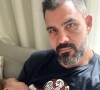 Juliano Cazarré sobre a filha: 'Ela tá bem, no hospital, são dias um pouco delicados, ela tá precisando de muito cuidado, muito medicamento, tem que dar tudo certinho'