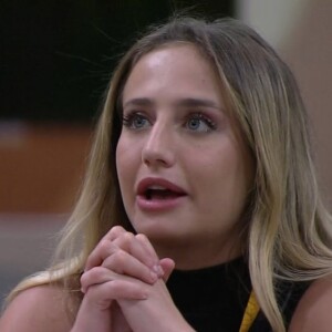 BBB 23: Bruna Griphao justificou sua escolha para Domitila durante o jantar. A atriz entregou a placa 'não ganha' para a adversária no Jogo da Discórdia