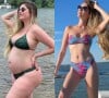  Emagrecimento de Bárbara Evans: modelo publicou foto do seu antes e depois