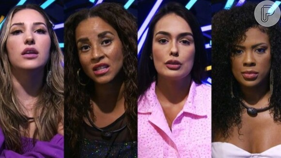BBB 23: Amanda, Domitila, Larissa e Marvvilam disputam o 12º Paredão do reality show