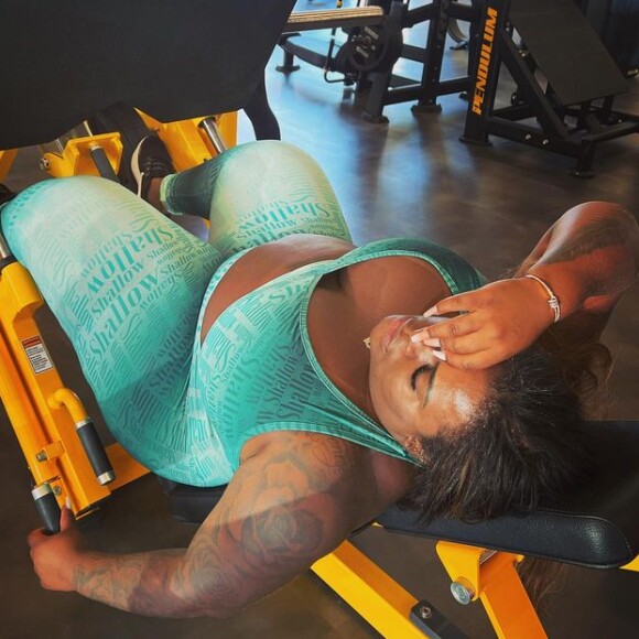 Jojo Todynho está treinando pesado para ficar em forma