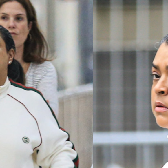 Preta Gil foi fotografada, na tarde deste sábado (29), enquanto desembarcava no aeroporto Santos Dumont, no Rio de Janeiro