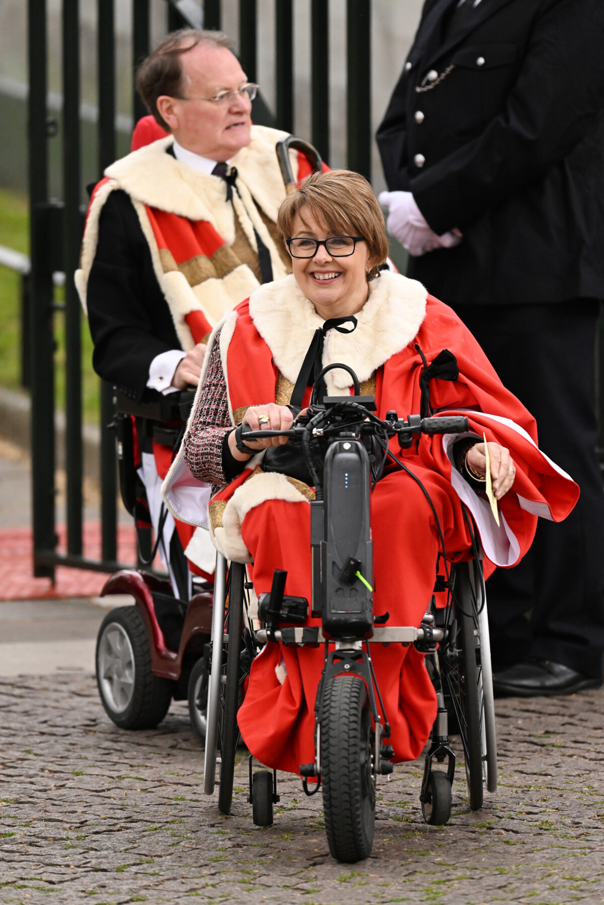 Foto Tanni GreyThompson, atleta paraolímpica, também prestigiou a