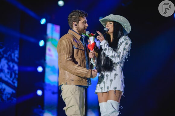 Ana Castela e Gustavo Mioto também cantaram 'Mas eu gosto assim'