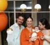 Claudia Raia reuniu os 3 filhos no mesversário de Luca