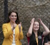 O blazer amarelo de Kate Middleton foi a peça-chave do look usado pela duquesa