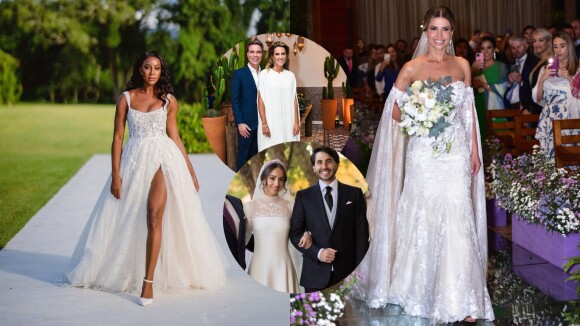 Vestido de noiva em 2023: esses looks exuberantes de famosas vão agradar das românticas às minimalistas