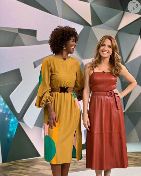 Maju Coutinho e Poliana Abritta são as apresentadoras do 'Fantástico'