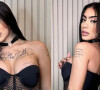 Grávida, MC Mirella posou com lingerie preta e usou e abusou de sua sensualidade