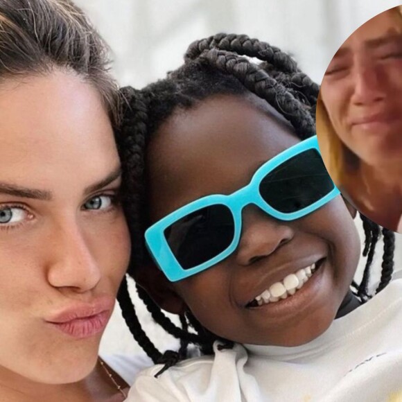 Giovanna Ewbank se emociona com a filha em 'A Pequena Sereia'