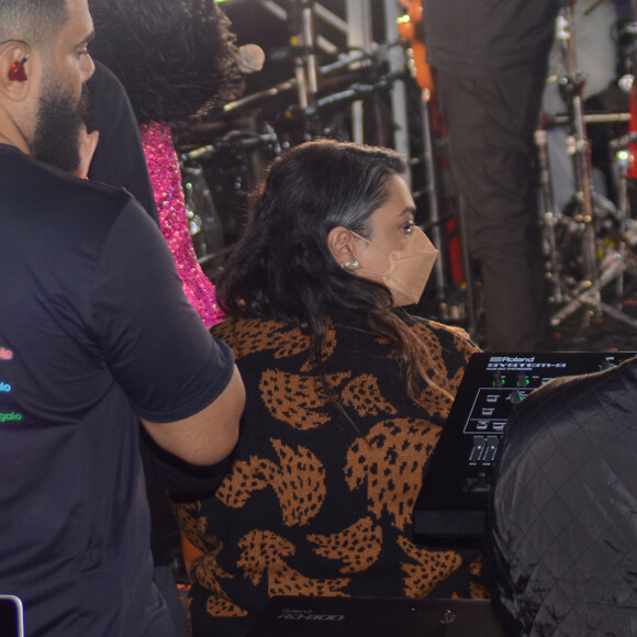 Ivete chegou em São Paulo e fez questão de que Preta fosse ao seu show.