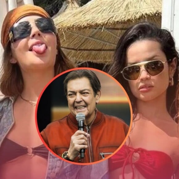 Faustão invadiu as férias de Anitta, Juliette e Jade Picon?