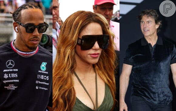 Shakira, Lewis Hamilton e Tom Cruise estão vivendo triângulo amoroso