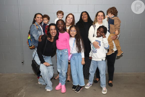 'Disney On Ice': Bless, Titi e Zyan, filhos de Bruno Gagliasso e Giovanna Ewbank, curtem espetáculo no Rio de Janeiro