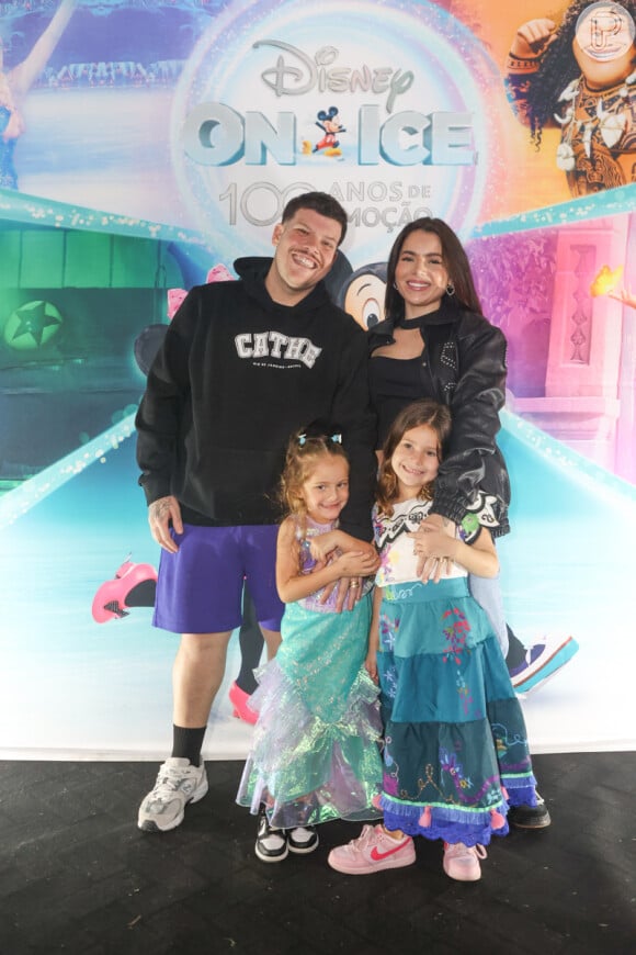 'Disney On Ice': Ferrugem vai com família conferir espetáculo