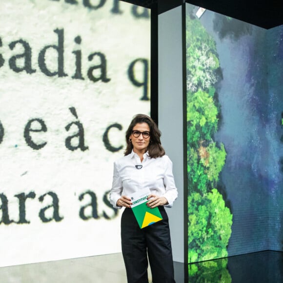 Renata Vasconcellos relembra workshop com Gloria Pires em entrevista ao Gshow: 'Saber como era o relacionamento de duas gêmeas, para fazer o papel'