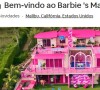 Mansão da Barbie pode ser alugada pelo Airbnb