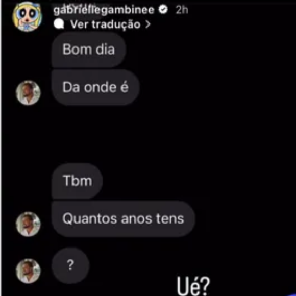 Rafael Cardoso mandou um vídeo secreto, daqueles que só podem ser visualizados uma única vez. 'Indo ao banho', provocou o famoso